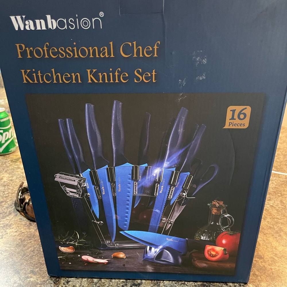 16 Piece Kitchen Knife Set
